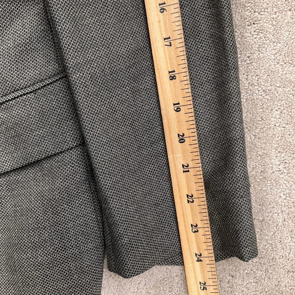 Ferrini Blazer‎ Mens 40R Gray Diamond Double Breasted Wool Blend Suit Jacket